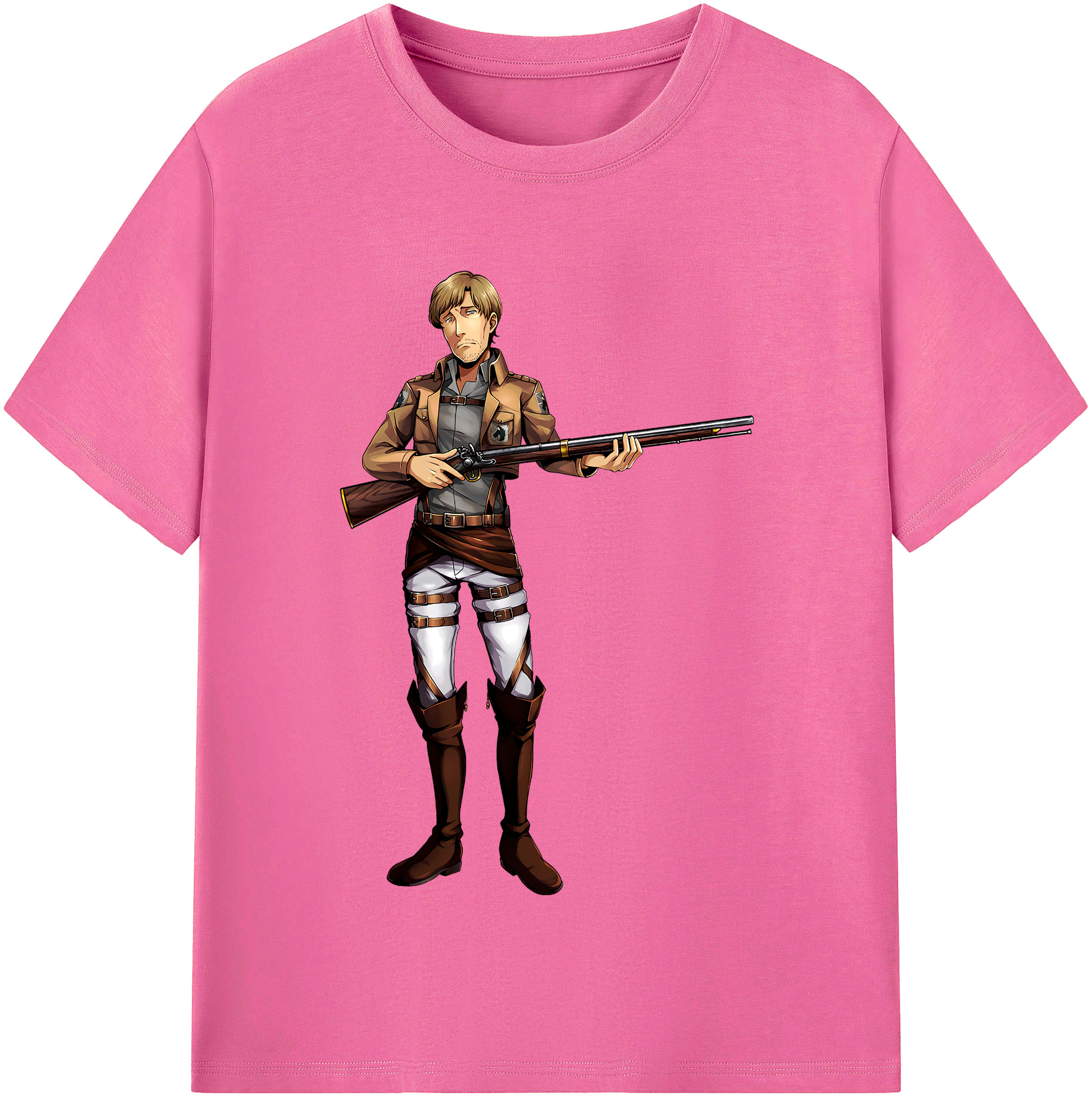 （画像用） 進撃の巨人 Attack on Titan レディースカジュアルプリントTシャツ（綿100％）
